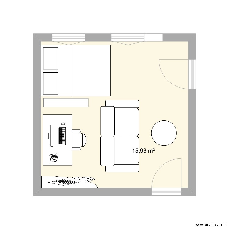 Pradier 1. Plan de 0 pièce et 0 m2
