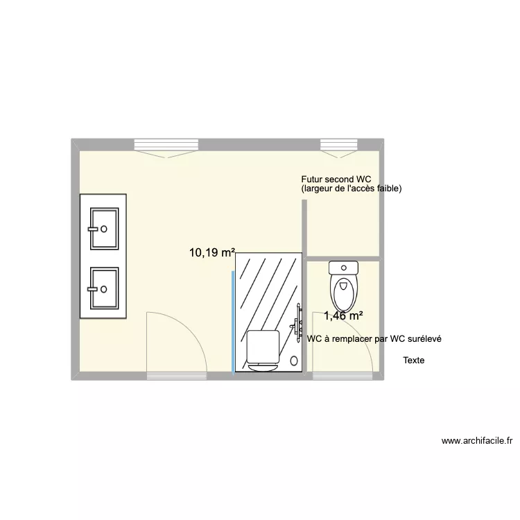 Lalevee apr&egrave;s. Plan de 