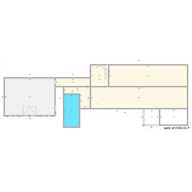 MONDRECOURT VS. Plan de 9 pièces et 411 m2