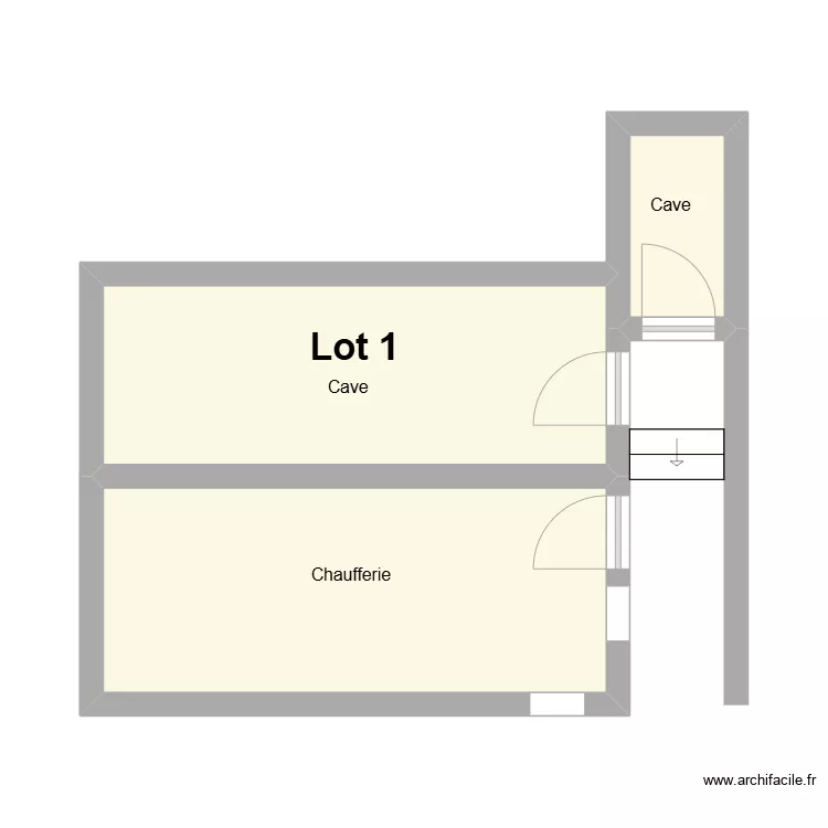 Sous-sol lot 1 giez. Plan de Sous-sol lot 1 giez. Plan de