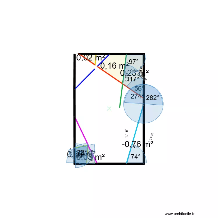 Dover street structure. Plan de 