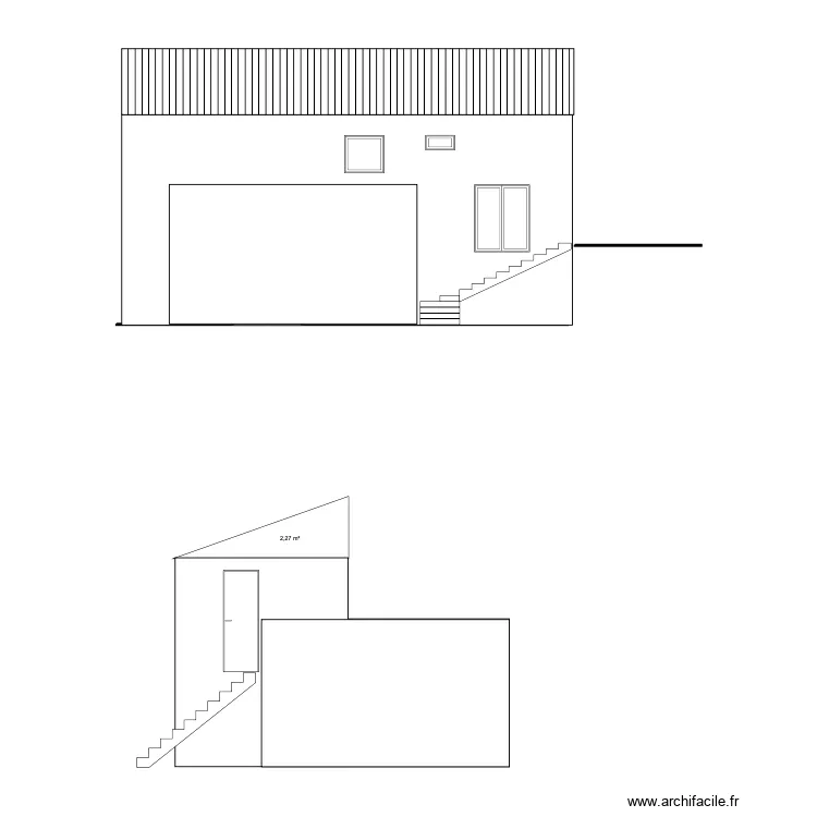 B1 Fa&ccedil;ade 2. Plan de 