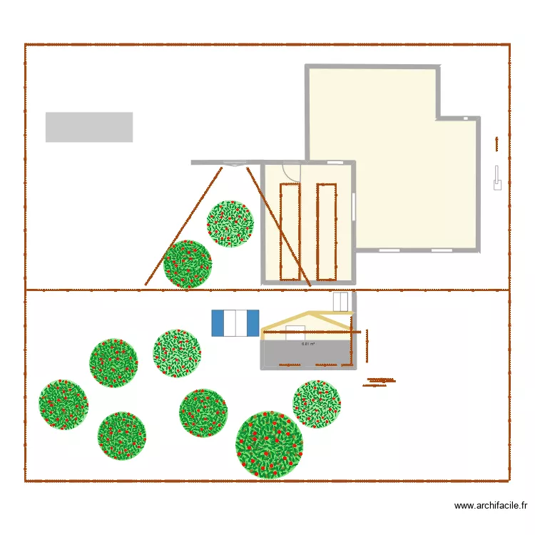 AP SERRE TERUSSE. Plan de 3 et 67 m² AP SERRE TERUSSE. Plan de 3 et 67 m²