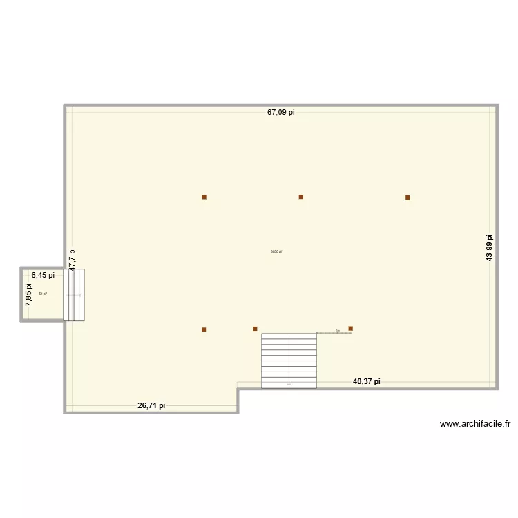 Setlakwee plan de base 2. Plan de 2  et 288 m²