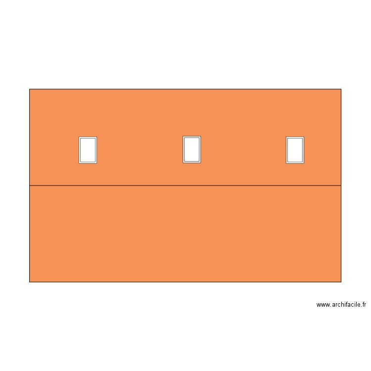 ses facade arriere. Plan de 0 pièce et 0 m2