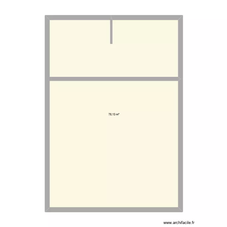 Saint-André de Cruzyère. Plan de 1 et 78 m² Saint-André de Cruzyère. Plan de 1 et 78 m²