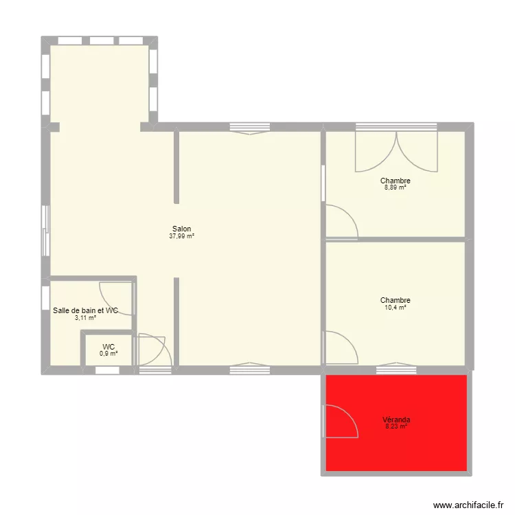 dossier BONNET. Plan de 6  et 70 m²