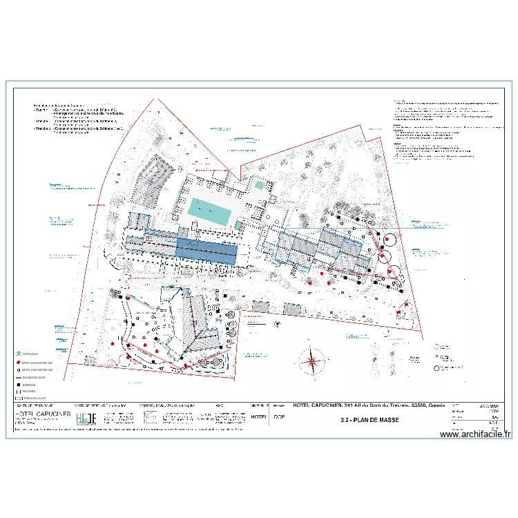 JARDIN CAPUCINES. Plan de JARDIN CAPUCINES. Plan de
