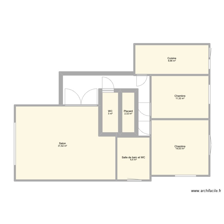 Appartement nice. Plan de 0 pièce et 0 m2