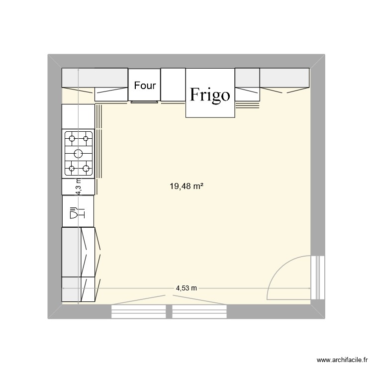 Cuisine 02.2026. Plan de 0 pièce et 0 m2