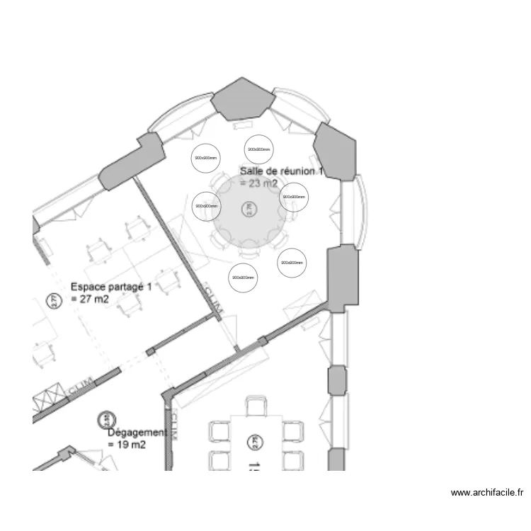 Deskeo Solina R+3. Plan de 