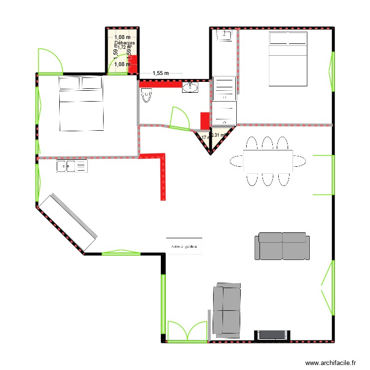 Plan Jac & Nath. Plan de 0 pièce et 0 m2