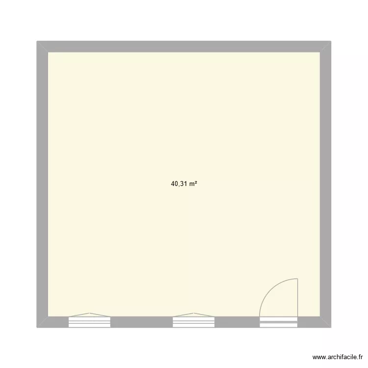 ROC. Plan de 1 et 40 m² ROC. Plan de 1 et 40 m²