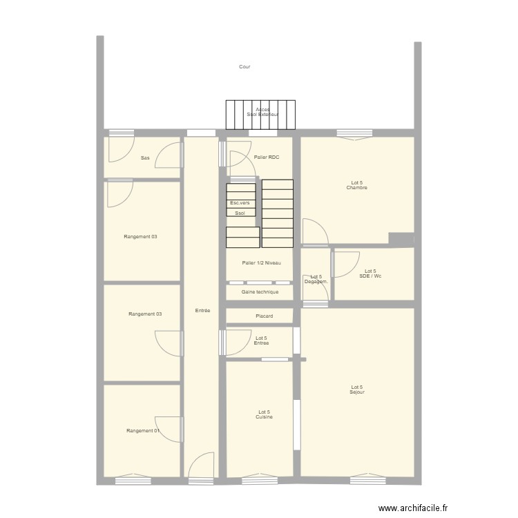 780807940-HOUILLES-BOURREAU-CROQUIS-A. Plan de 0 pièce et 0 m2