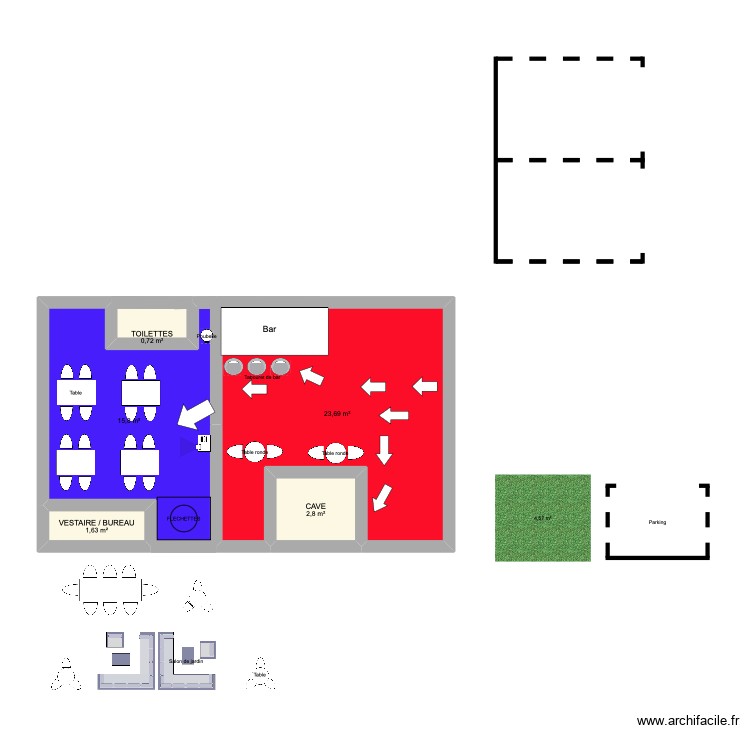 PLAN DE CHOPE ET COMPAGNIE. Plan de 0 pièce et 0 m2