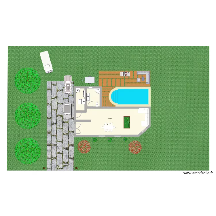 maison de rêve. Plan de 2 et 50 m² maison de rêve. Plan de 2 et 50 m²