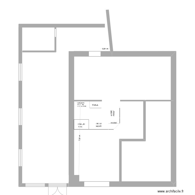 MAVIEL AMENAGEMENT 1. Plan de 0 pièce et 0 m2