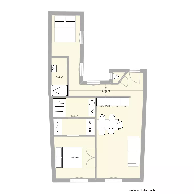 Dufour modif 1. Plan de 