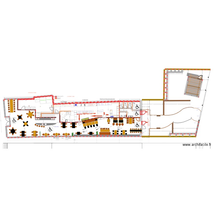 mobilier choix 2+cuisine+ext. Plan de 0 pièce et 0 m2