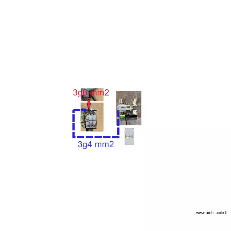 Drothier Electrict&eacute;. Plan de 