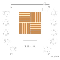 plan des table mariage Caroline et Quentin