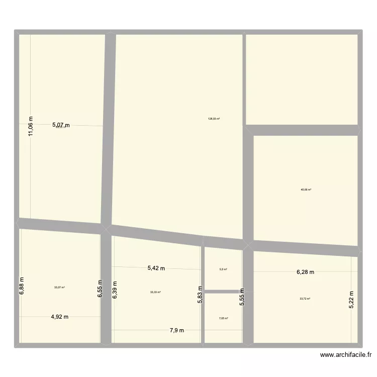 St VIVIEN 3. Plan de 8  et 339 m²