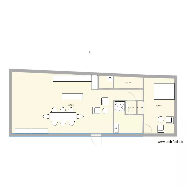 G&icirc;te Olivier. Plan de 