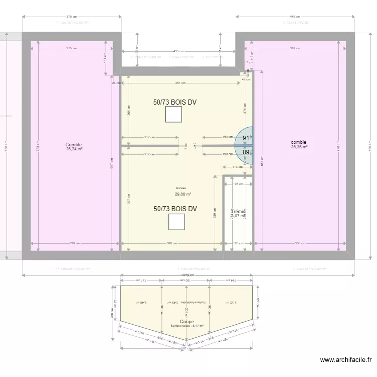 BAYLE . Plan de 