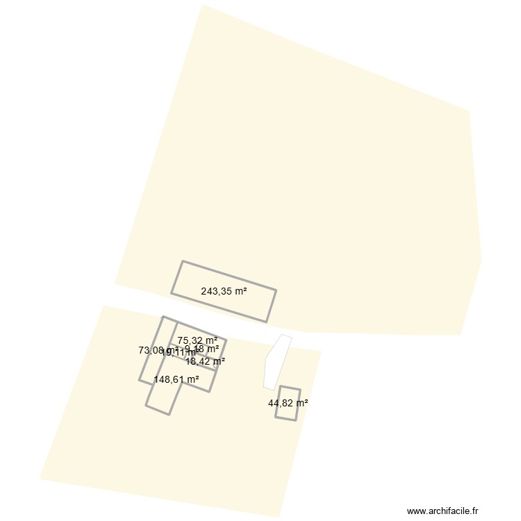 st arraille. Plan de 0 pièce et 0 m2