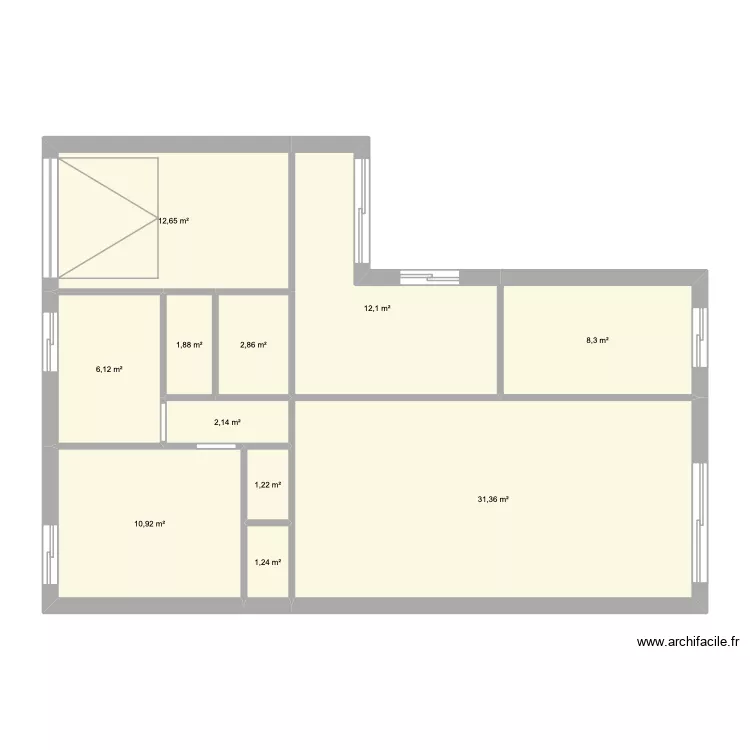 Maison Cenon. Plan de 11 Pièces et 91 m²