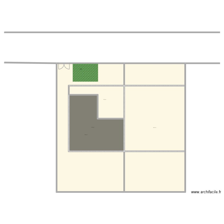 Maison de Macampagne. Plan de 4 pièces et 848 m2