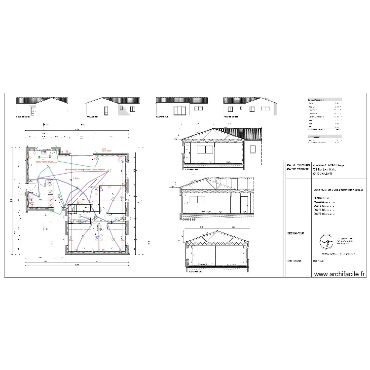 Elec augizeau. Plan de 