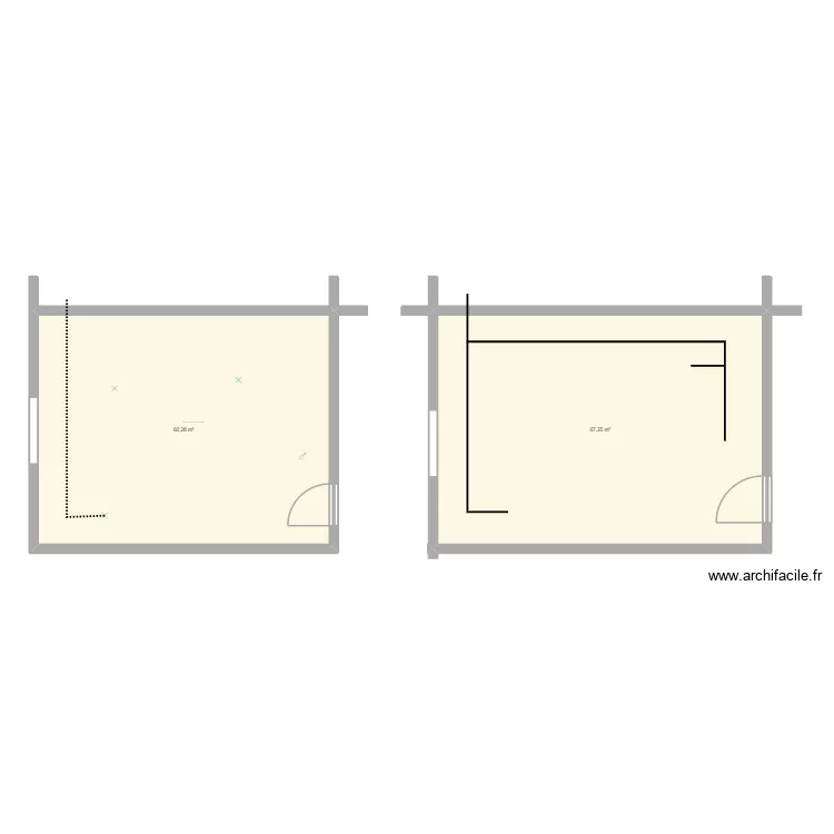 hafe. Plan de 2 Pièces et 128 m² hafe. Plan de 2 Pièces et 128 m²