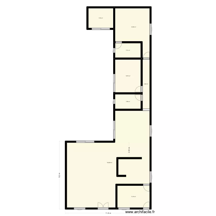 villa dream 2. Plan de 