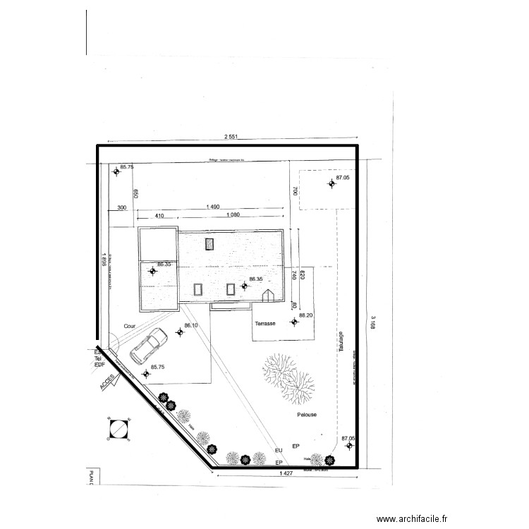 6M-Plan de Masse-2. Plan de 0 pièce et 0 m2