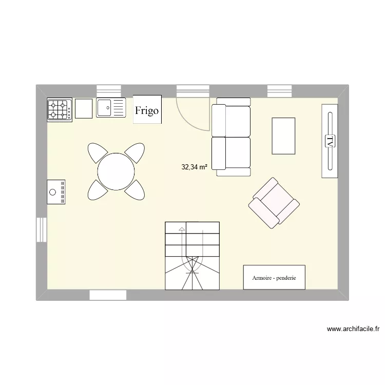 gamblen. Plan de 1 et 32 m² gamblen. Plan de 1 et 32 m²