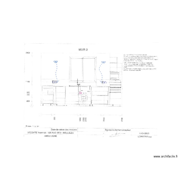 LECOMTE Mur 2. Plan de 0 pièce et 0 m2