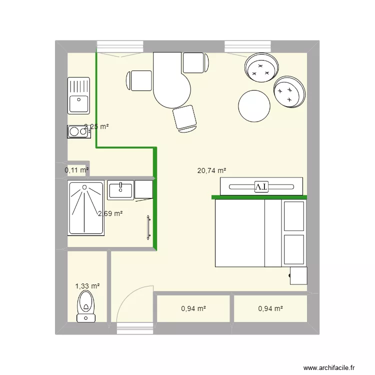 Appart Roanne. Plan de Appart Roanne. Plan de