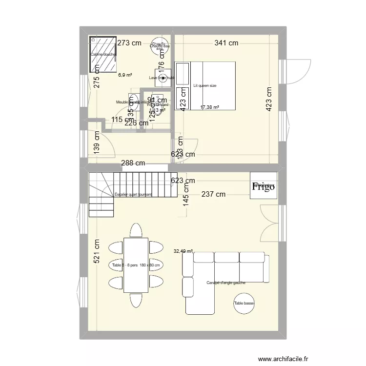 50 route nationale. Plan de 