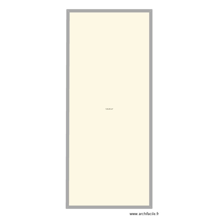 Nader. Plan de 1 pièce et 134 m2