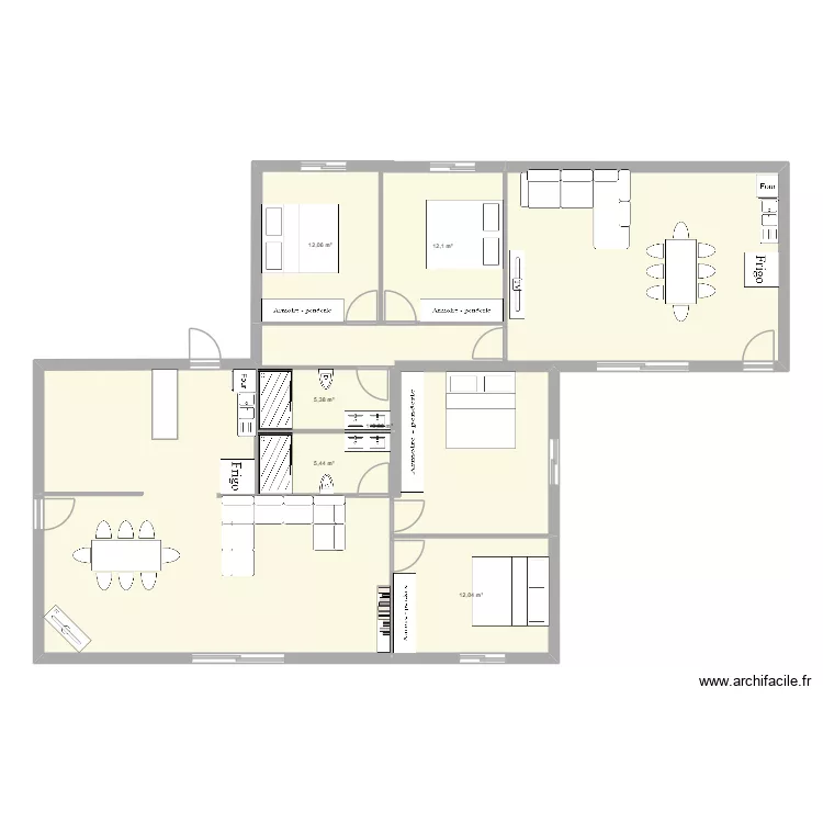 Marin. Plan de 6 et 171 m² Marin. Plan de 6 et 171 m²