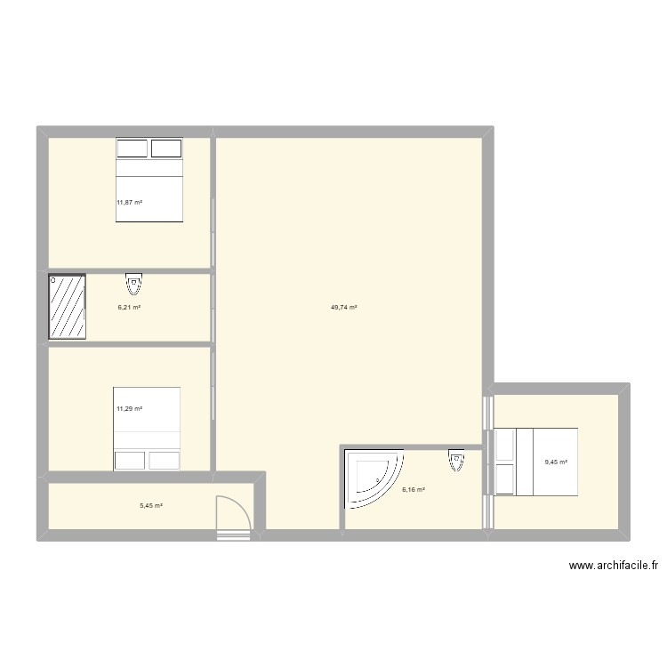 marco maison. Plan de 7 pièces et 100 m2