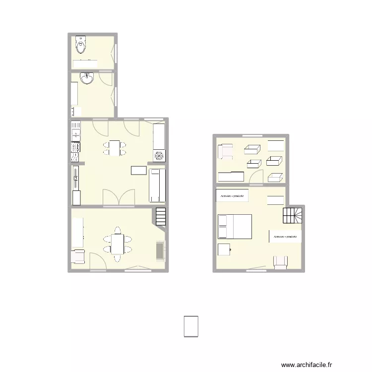 PONT-REMY 3 cit&eacute; frichot. Plan de 