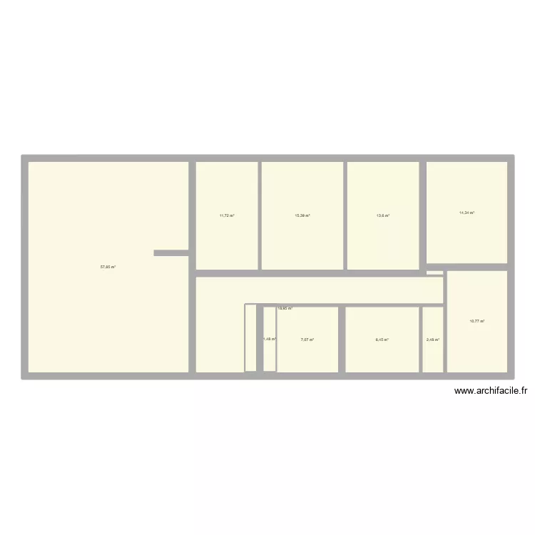 Pavillon d&eacute;co. Plan de 