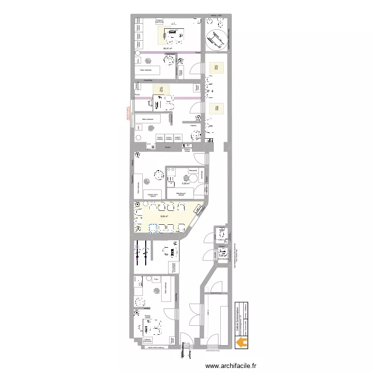 CabGyneco_NewAmenagement_V4. Plan de 