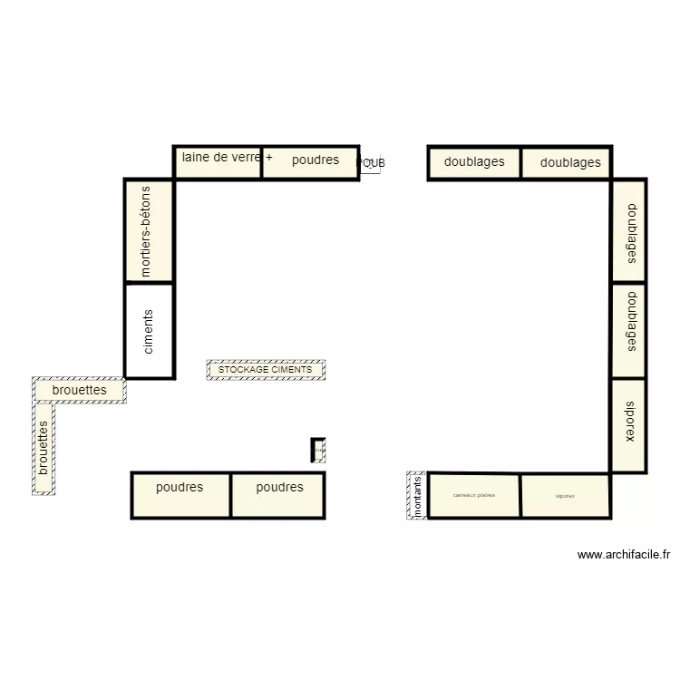 ZONE BATI EXTERIEUR. Plan de 