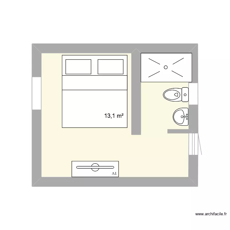 Chambre 1 - Resto 2. Plan de Chambre 1 - Resto 2. Plan de