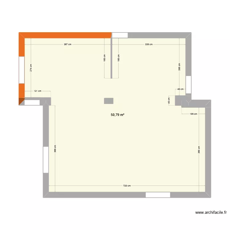 Reynaud - Projet Séjour-cuisine. Plan de 4 Pièces et 51 m² Reynaud - Projet Séjour-cuisine. Plan de 4 Pièces et 51 m²