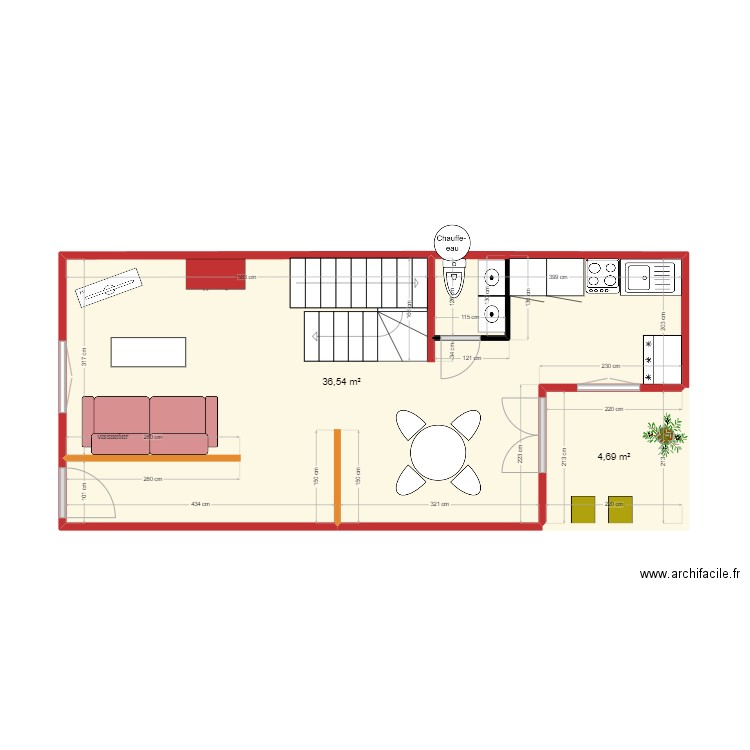 rez de chaussée catherine version 1/2 tournant  3. Plan de 0 pièce et 0 m2