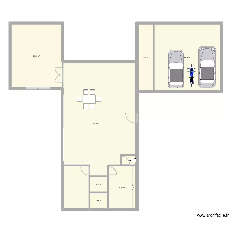 Maison. Plan de 8 et 178 m² Maison. Plan de 8 et 178 m²